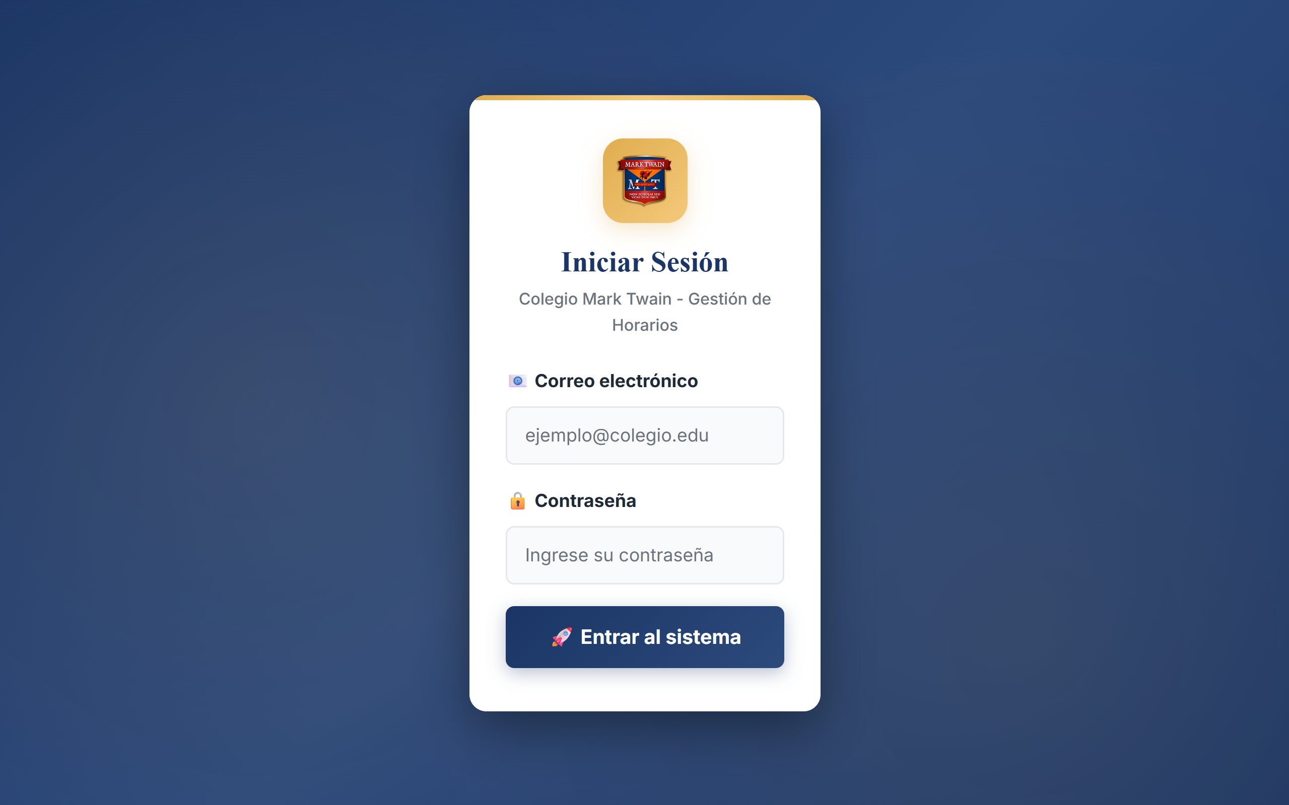 Colegio Mark Twain - Generador de Horarios